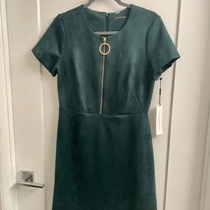 Calvin Klein Size 10 Green Dress